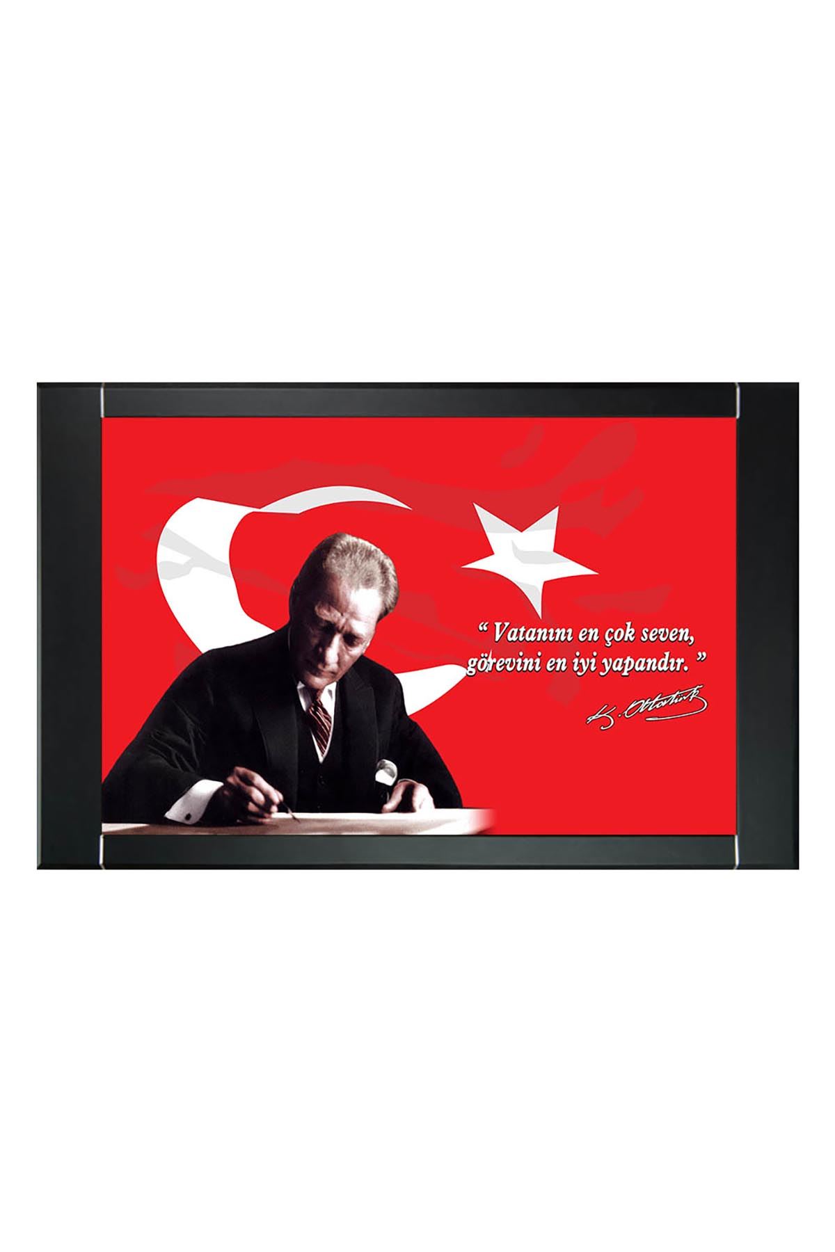 Atatürk Resimli Makam Panosu   