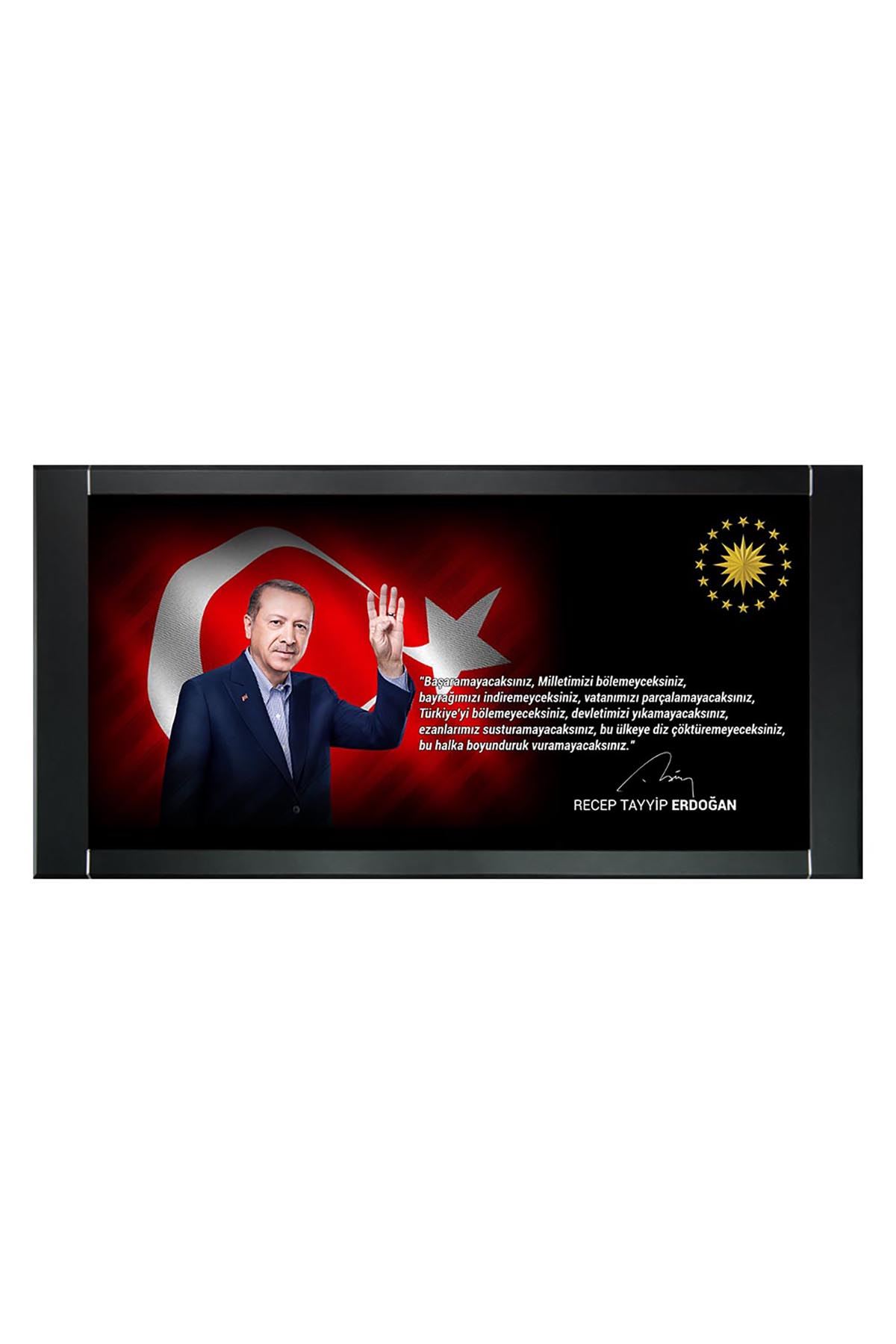 Atatürk Printed Manager Board | Printed Manager Board | Leather Framed Board | High Quality Manager Board 