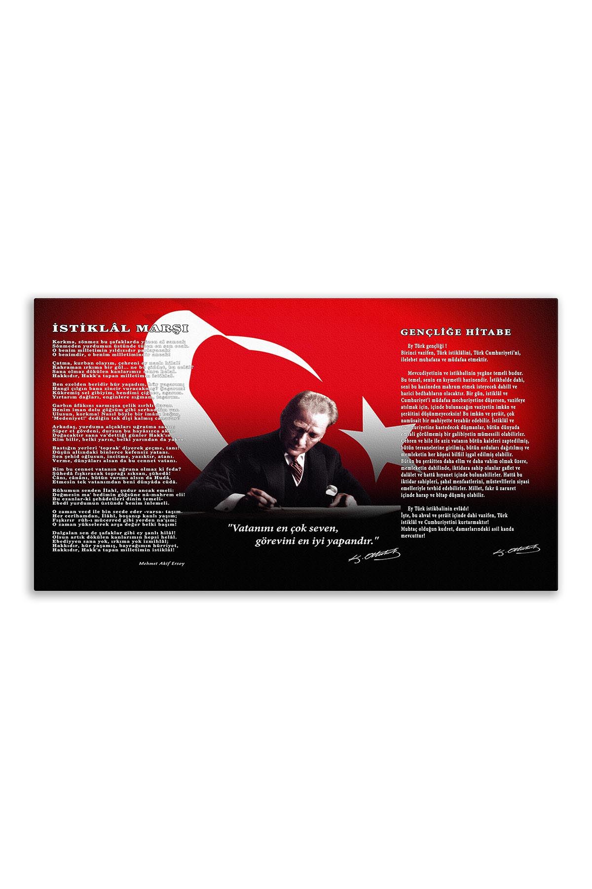 Ataturk Canvas Board | Printed Canvas Board | Customized Canvas Board | Digital Printed Board