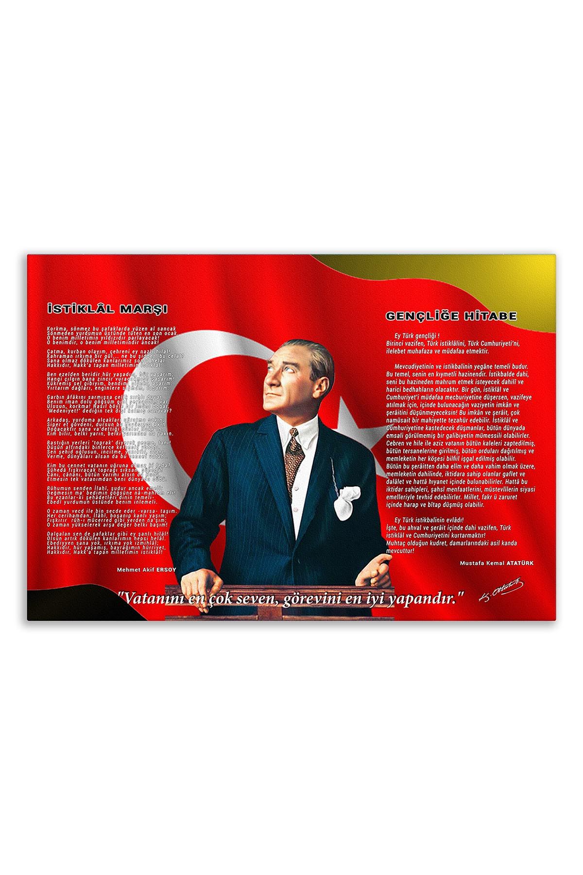 Ataturk Canvas Board | Printed Canvas Board | Customized Board