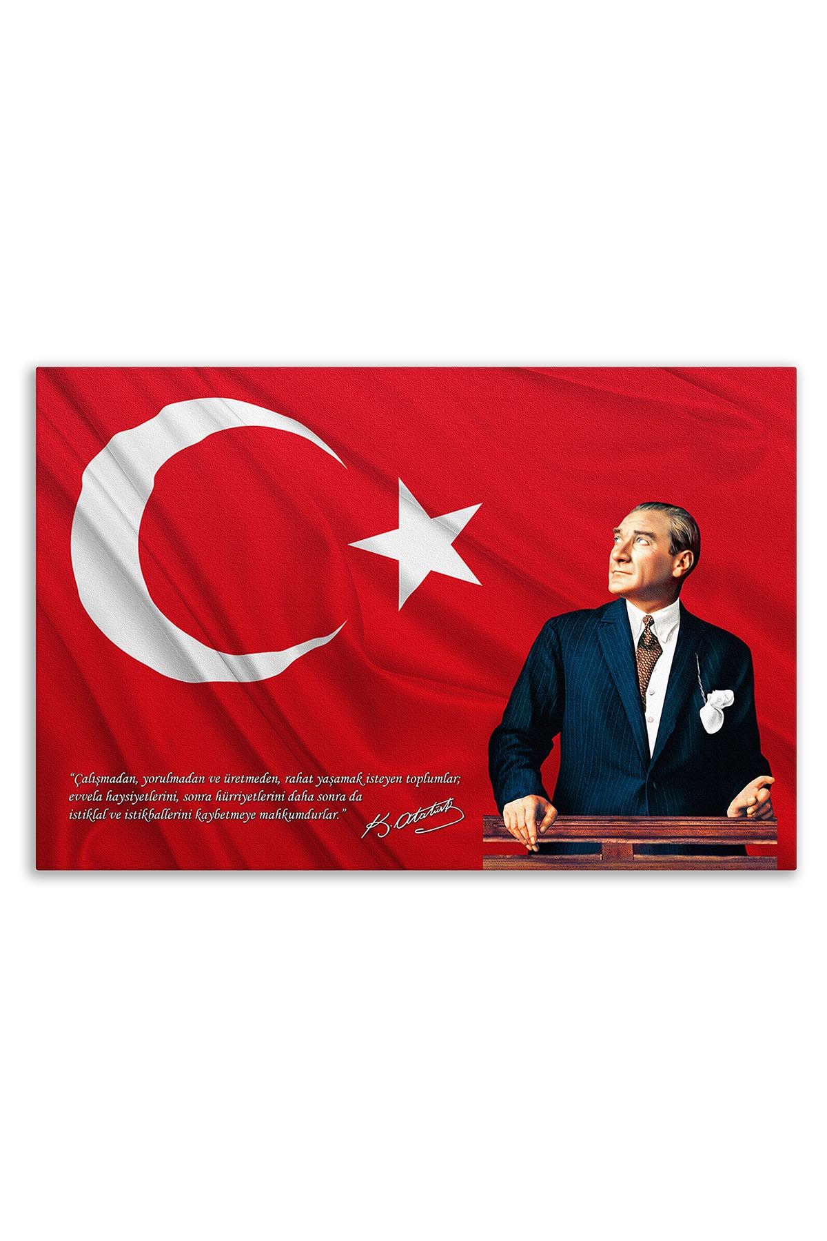 Atatürk Canvas Board | Printed Canvas Board | Customized Board