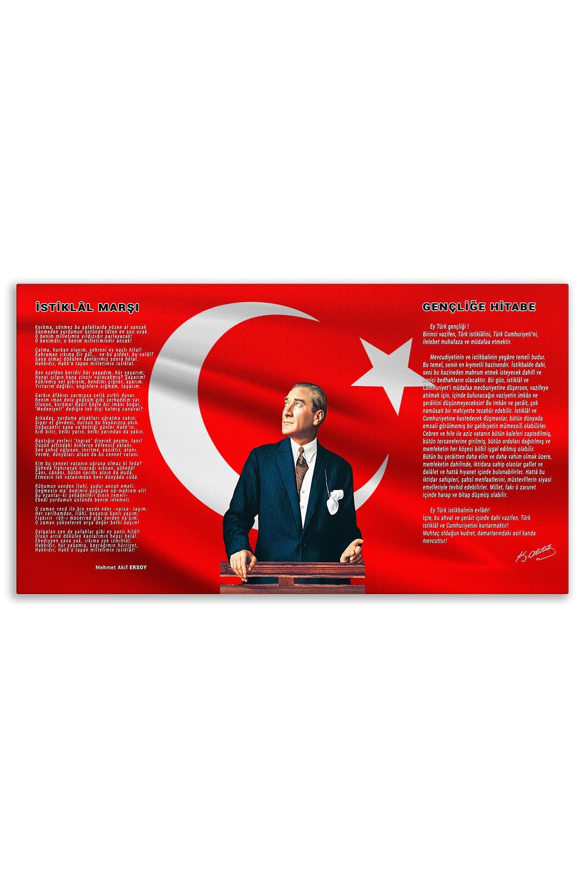 Atatürk Deri Üzerine Tablo 
