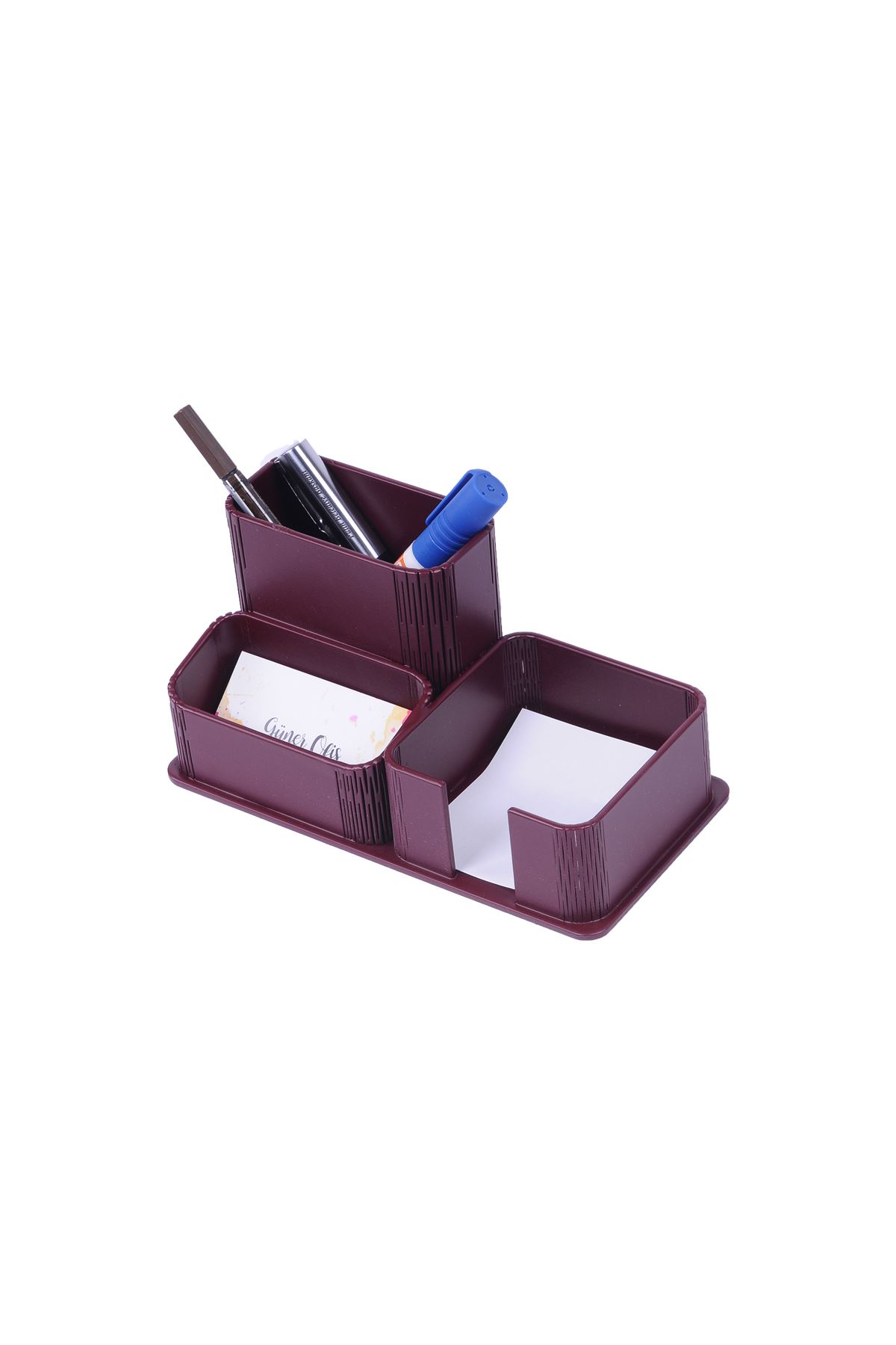Double Document Tray With 2 Accessories Gray| Desk Set Accessories | Desktop Accessories | Desk Accessories | Desk Organizers