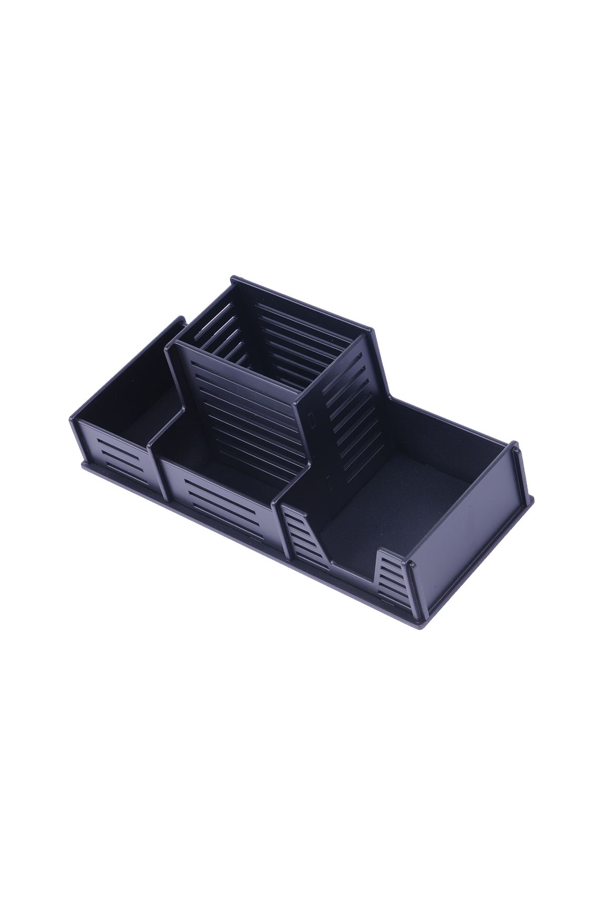 Double Document Tray With 2 Accessories Gray| Desk Set Accessories | Desktop Accessories | Desk Accessories | Desk Organizers