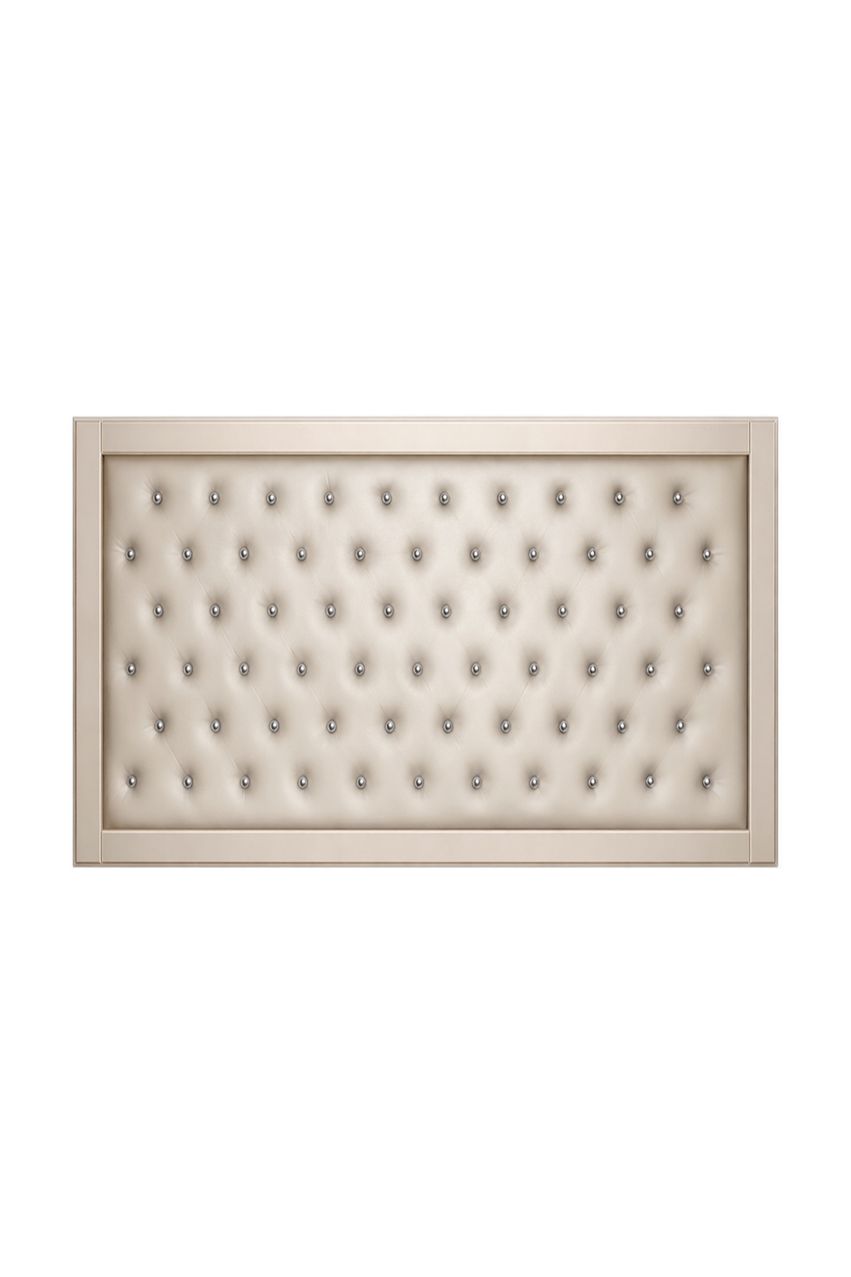 لوحة إدارية فاخرة بإطار جلد مزخرف بالأزرار