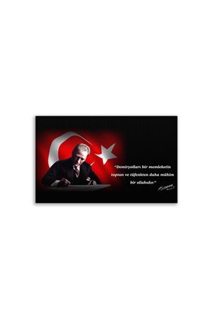 Atatürk Dekoratif Kanvas Tablo  