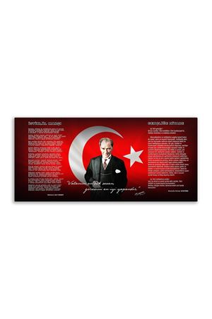 Atatürk Canvas Board | Printed Canvas Board | Customized Canvas Board