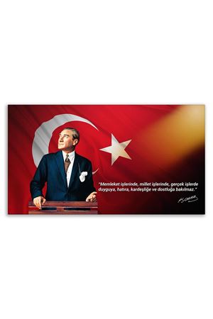 Ataturk Canvas Board | Printed Canvas Board | Customized Board