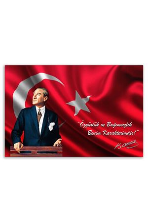 Atatürk In Council Canvas Board | Printed Canvas Board | Customized Canvas Board
