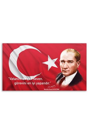 First President Ataturk Canvas Board | Printed Canvas Board | Customized Canvas Board |Digital Printing