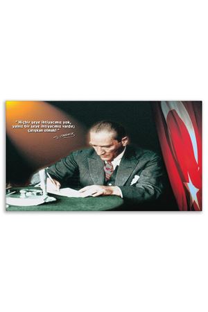 Atatürk Deri Üzerine Tablo 