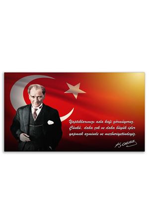 Atatürk Deri Üzerine Tablo
