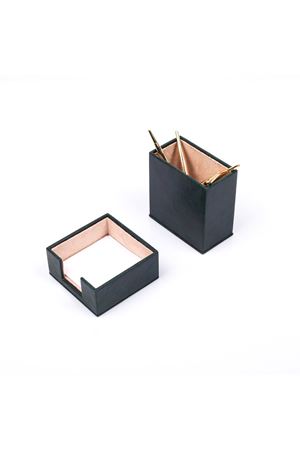 Leather Desk Accessories set of 2 Green| Desk Set Accessories | Desktop Accessories | Desk Accessories | Desk Organizers