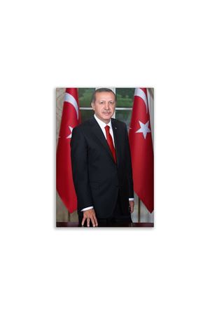 Turkish President Canvas Board | Printed Boards | Customized Boards