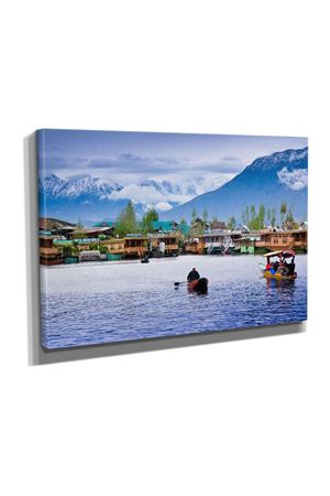 Dağ ve Göl Manzarası Dekoratif Tablo – D-T0021