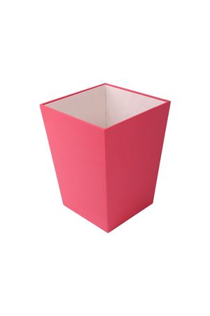 Red Leather Garbage Can | Trash Can | Trash Bin | Leather Garbage Can | Office Garbage Can | Hotel Garbage Can