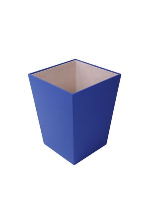 Blue leather Garbage Can | Trash Can | Trash Bin | Leather Garbage Can | Office Garbage Can | Hotel Garbage Can