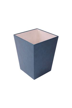 Green Leather Garbage Can | Trash Can | Trash Bin | Leather Garbage Can | Office Garbage Can | Hotel Garbage Can