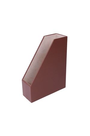 Tan Leather Magazine Holder | Leather Magazine Holder | File Organizer | File Box | File Storage | Magazine Archive Folder | Leather File Rack | Leather Accessory | Leather Office Accessories