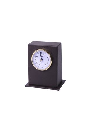 Brown Leather Desktop Clock | Leather Desk Accessory | Desk Accessories | Desk Clock | Desktop Clock