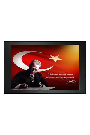 Atatürk Resimli Makam Panosu  