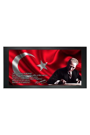 Atatürk Resimli Makam Panosu 