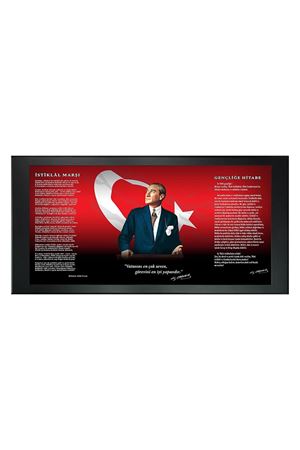 Atatürk Resimli Makam Panosu