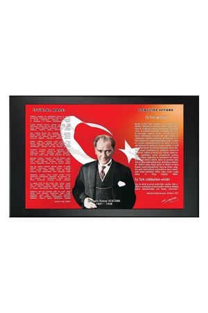 Atatürk Resimli Makam Panosu