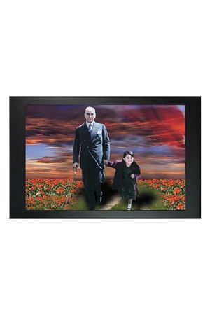 Atatürk Printed Manager Board | Printed Manager Board | Leather Framed Board | High Quality Manager Board