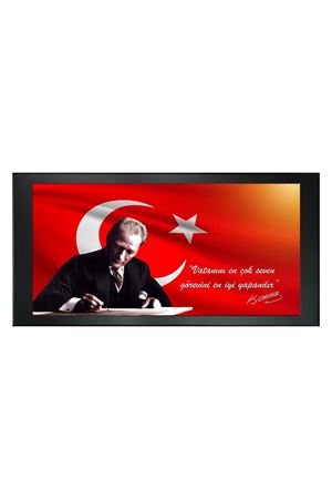 Atatürk Printed Manager Board | Printed Manager Board | Leather Framed Board | High Quality Manager Board