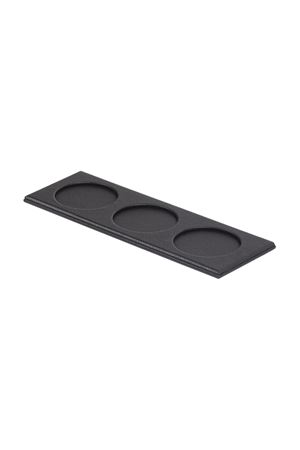 Leather Coaster Set of 3 | Black Leather Coaster | Leather Coaster | Leather Office Accessories | Leather Hotel Accessories | Leather Table Accessories