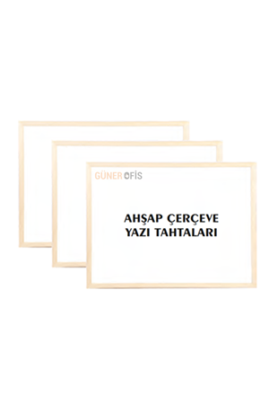 Ahşap Çerçeve Laminat Yazı Tahtası