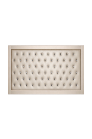 لوحة إدارية فاخرة بإطار جلد مزخرف بالأزرار