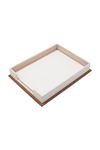 Star Lux Leather Desk Set White 11 Accessories