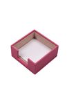 Luxury Leather Desk Set Pink 10 Accessories - Double Document Tray