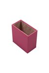Luxury Leather Desk Set Pink 10 Accessories - Double Document Tray