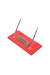 Luxury Leather Desk Set Red 10 Accessories - Double Document Tray