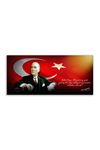 Deri Üzerine Atatürk Tablosu  