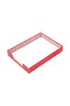 Document Tray Red| Leather Document Organizer | Leather Tray | Leather Organizer | Document Shelf