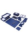 Vega Leather Desk Set Green 14 Accessories 