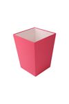 Red Leather Garbage Can | Trash Can | Trash Bin | Leather Garbage Can | Office Garbage Can | Hotel Garbage Can
