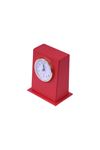 Red Leather Desktop Clock | Leather Desk Accessory | Desk Accessories | Desk Clock | Desktop Clock