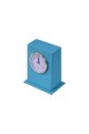 Turquoise Leather Desktop Clock | Leather Desk Accessory | Desk Accessories | Desk Clock | Desktop Clock
