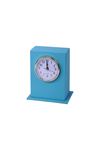 Turquoise Leather Desktop Clock | Leather Desk Accessory | Desk Accessories | Desk Clock | Desktop Clock