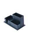 Double Document Tray With 2 Accessories Gray| Desk Set Accessories | Desktop Accessories | Desk Accessories | Desk Organizers
