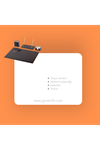 Real Cow Leather Desk Set 7 Accessories