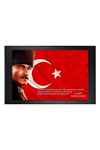 Atatürk Printed Manager Board | Printed Manager Board | Leather Framed Board | High Quality Manager Board 